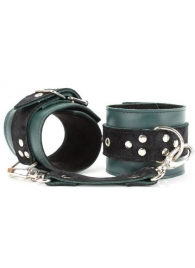 Изумрудные оковы на ноги Ladys Arsenal на карабинах - БДСМ Арсенал - купить с доставкой во Владикавказе