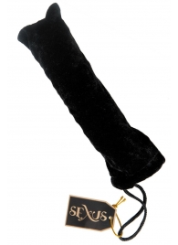 Стеклянная анальная втулка с хвостиком - 9,5 см. - Sexus - купить с доставкой во Владикавказе