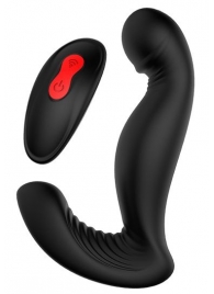 Черный вибромассажер простаты SWIRLING P-PLEASER - Dream Toys - во Владикавказе купить с доставкой