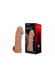 Насадка на фаллос с бугорками - 17,6 см. - KOKOS - во Владикавказе купить с доставкой