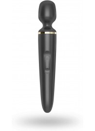 Черный вибратор Satisfyer Wand-er Woman - Satisfyer