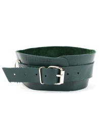 Изумрудный ошейник Ladys Arsenal на регулируемом ремешке - БДСМ Арсенал - купить с доставкой во Владикавказе