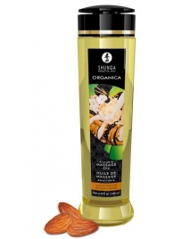 Массажное масло Organica с ароматом миндаля - 240 мл. - Shunga - купить с доставкой во Владикавказе
