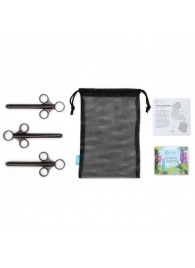 Набор из 3 черных шприцев для лубриканта - b-Vibe - купить с доставкой во Владикавказе