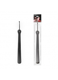 Черная гладкая классическая шлепалка с ручкой - 48 см. - Notabu - купить с доставкой во Владикавказе