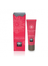 Возбуждающий интимный гель для двоих STIMULATION GEL Pomegranate   Nutmeg - 30 мл. - Shiatsu - купить с доставкой во Владикавказе