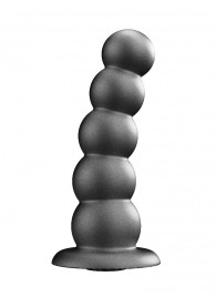 Черная насадка-плаг на харнесс PLATINUM 9 - 24 см. - LOVETOY (А-Полимер) - купить с доставкой во Владикавказе