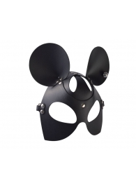 Черная кожаная маска  Мышка - Sitabella - купить с доставкой во Владикавказе