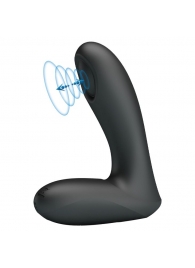 Черный стимулятор простаты Archenemy с пульсацией - 12,1 см. - Baile - во Владикавказе купить с доставкой