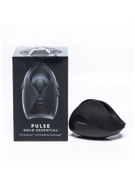 Черный инновационный мужской вибратор PULSE SOLO ESSENTIAL - Hot Octopuss - во Владикавказе купить с доставкой