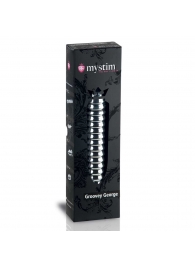 Рельефный фаллос для интенсивного электросекса Groovey George - 20 см. - MyStim - купить с доставкой во Владикавказе