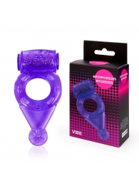 Фиолетовое эрекционное виброкольцо с шипиками - Erowoman-Eroman - во Владикавказе купить с доставкой