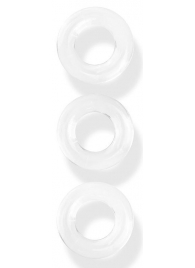 Набор из 3 гладких прозрачных эрекционных колец - Erowoman-Eroman - во Владикавказе купить с доставкой