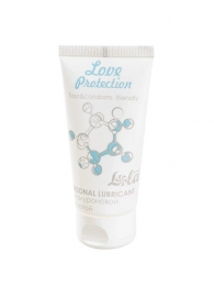 Увлажняющий лубрикант на водной основе Love Protection - 50 мл. - Lola Games - купить с доставкой во Владикавказе