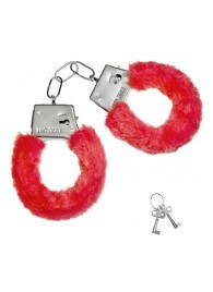 Красные плюшевые наручники с ключиками - Сима-Ленд - купить с доставкой во Владикавказе