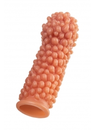 Телесная насадка с мягкими пузырьками - 16,5 см. - KOKOS - во Владикавказе купить с доставкой