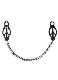 Зажимы на соски Darkside с цепочкой - Lola Games - купить с доставкой во Владикавказе