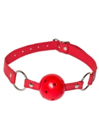 Красный кляп-шарик Firecracker - Lola Games - купить с доставкой во Владикавказе