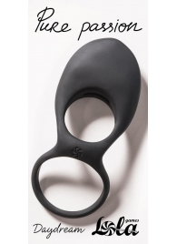 Черное эрекционное виброкольцо Daydream - Lola Games - во Владикавказе купить с доставкой