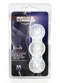 Прозрачный фигурный мастурбатор Master Stroker - Blush Novelties - во Владикавказе купить с доставкой