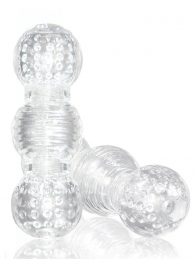 Прозрачный фигурный мастурбатор Master Stroker - Blush Novelties - во Владикавказе купить с доставкой