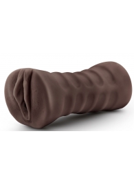 Коричневый мастурбатор-вагина Hot Chocolate Brianna - Blush Novelties - во Владикавказе купить с доставкой