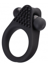 Черное эрекционное виброкольцо Brid с шипиками - A-toys - во Владикавказе купить с доставкой