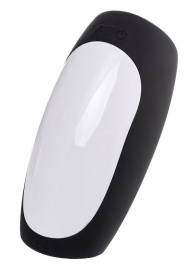 Черно-белый перезаряжаемый мастурбатор Erotist Hailstorm - Erotist Adult Toys - во Владикавказе купить с доставкой