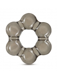 Дымчатое эрекционное кольцо Stay Hard Thick Bead Cock Ring - Blush Novelties - во Владикавказе купить с доставкой