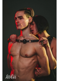 Черный кляп Love Addict на замочке - Lola Games - купить с доставкой во Владикавказе