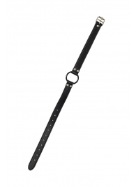 Черный кляп-кольцо Modesty - Lola Games - купить с доставкой во Владикавказе