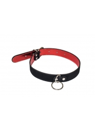 Черно-красный ошейник Cabaret - Lola Games - купить с доставкой во Владикавказе