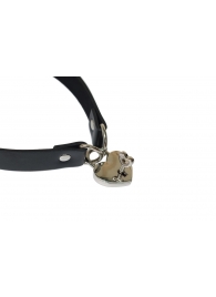 Черный ошейник Utopia с замком и ключиком - Lola Games - купить с доставкой во Владикавказе