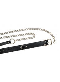 Черный ошейник с поводком Wild - Lola Games - купить с доставкой во Владикавказе