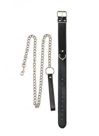 Черный ошейник с поводком Wild - Lola Games - купить с доставкой во Владикавказе