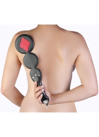 Шлёпалка  Бубны  с анальным плагом - LOVETOY (А-Полимер) - купить с доставкой во Владикавказе