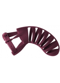 Мужской пояс верности бордового цвета Romello - Lola Games - купить с доставкой во Владикавказе