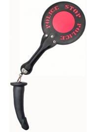 Шлёпалка  Полиция  с анальным плагом - LOVETOY (А-Полимер) - купить с доставкой во Владикавказе