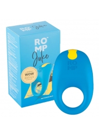 Синее эрекционное виброкольцо Romp Juke - ROMP - во Владикавказе купить с доставкой