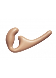 Бежевый безремневой страпон Seduction - 20,5 см. - Lola Games - купить с доставкой во Владикавказе