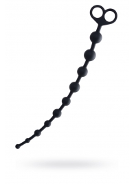 Черные анальные бусы Cephei - 33,5 см. - POPO Pleasure