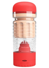 Вибромастурбатор-вагина Emily в красной колбе - Baile - во Владикавказе купить с доставкой