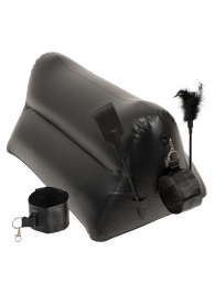 Надувная любовная подушка Portable Triangle Cushion с аксессуарами - Orion - купить с доставкой во Владикавказе