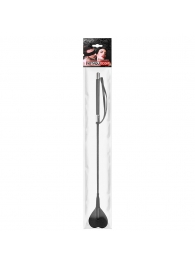 Черный стек с наконечником-сердечком - 54 см. - Notabu - купить с доставкой во Владикавказе