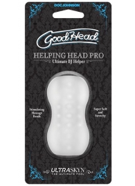 Прозрачный мини-мастурбатор Helping Head Pro - Doc Johnson - во Владикавказе купить с доставкой