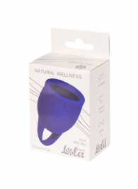Синяя менструальная чаша Iris - 20 мл. - Lola Games - купить с доставкой во Владикавказе