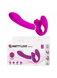 Лиловый безремневой вибрострапон Valerie - 19,2 см. - Baile - купить с доставкой во Владикавказе