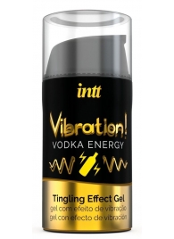 Жидкий интимный гель с эффектом вибрации Vibration! Vodka Energy - 15 мл. - INTT - купить с доставкой во Владикавказе