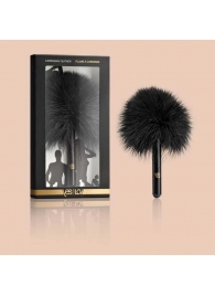 Черная перьевая кисточка с гладкой ручкой - YESforLOV - купить с доставкой во Владикавказе