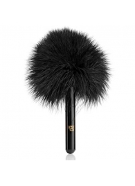 Черная перьевая кисточка с гладкой ручкой - YESforLOV - купить с доставкой во Владикавказе